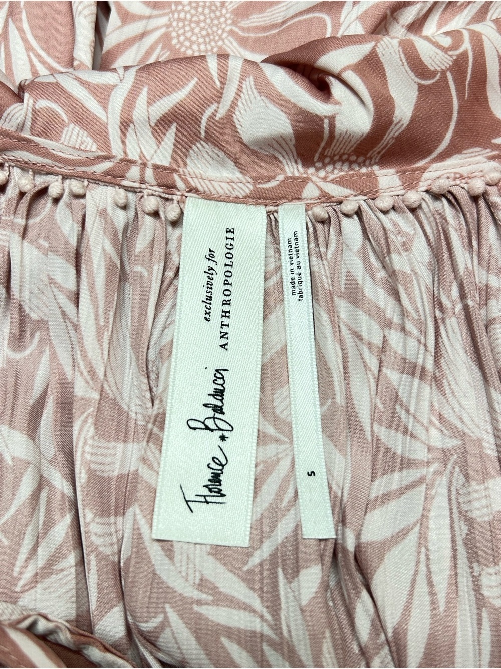 Anthropologie Florence Balducci Femme Collared Blouse Size Small - Picture 3 of 10